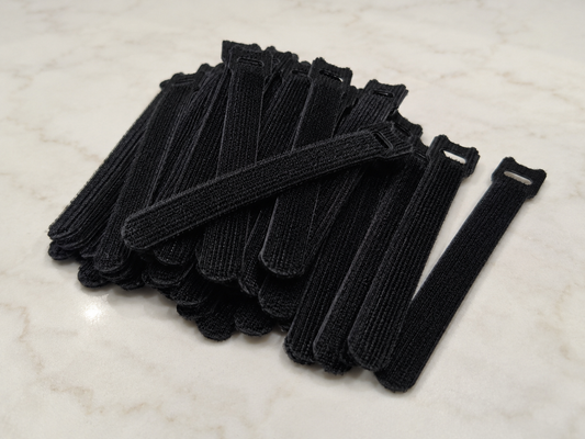 Kabelband med kardborre 50-pack