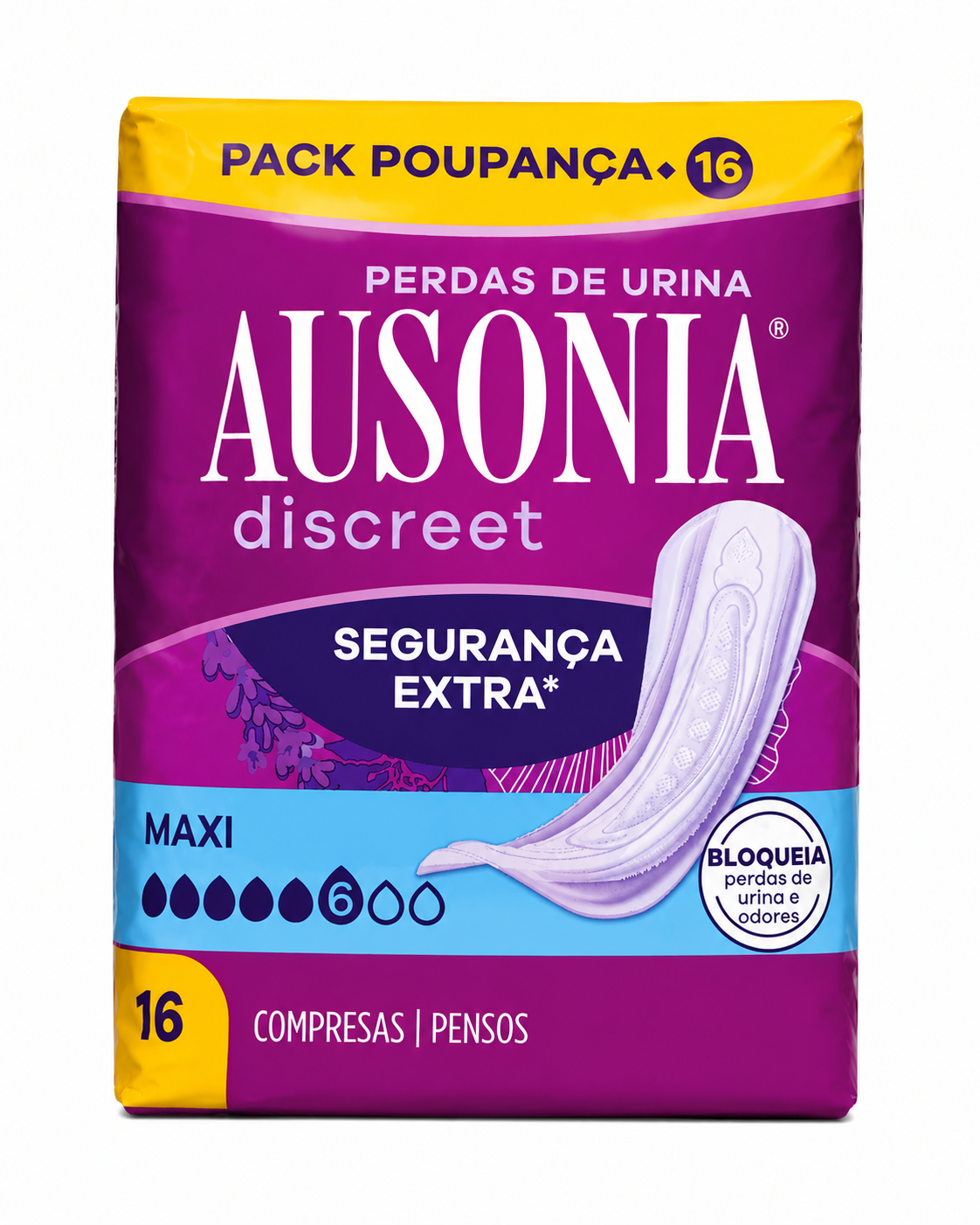 Ausonia inkontinensskydd - 16-pack