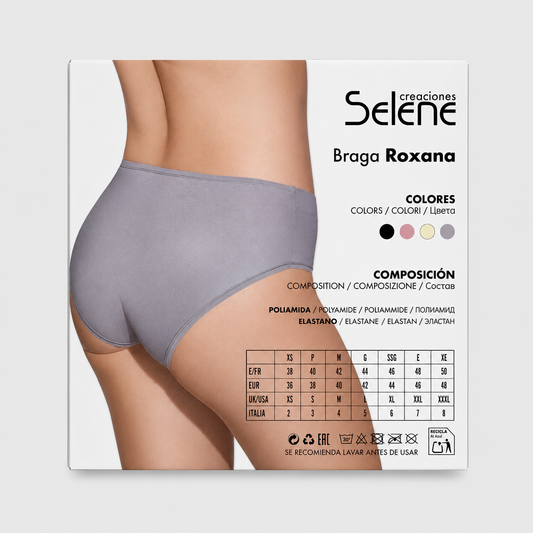 Selene Roxana damtrosa svart - Stl 46