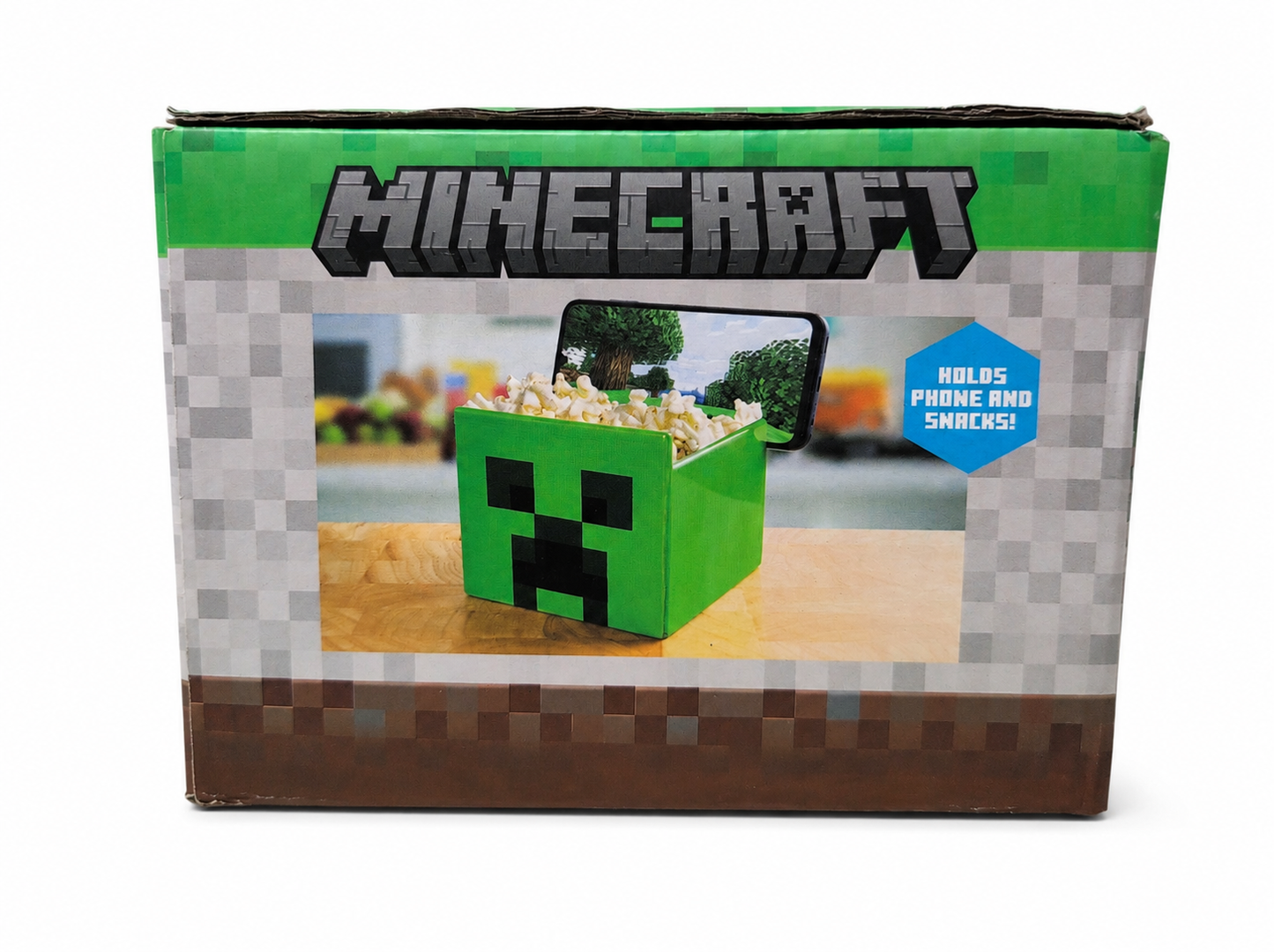 Minecraft Streaming Snack Bowl - Creeper