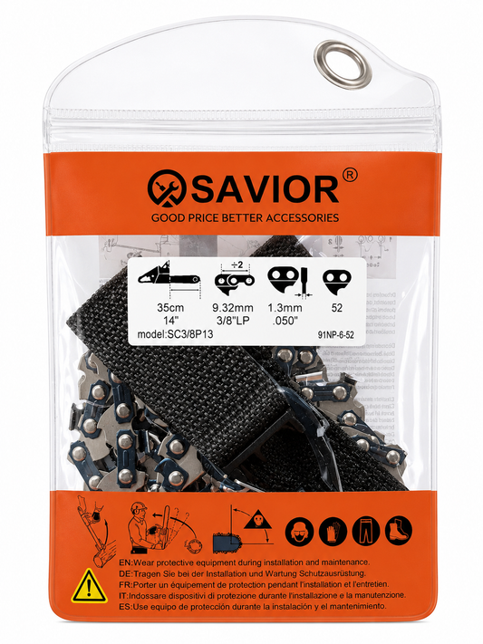 Savior motorsågkedja 35 cm / 14" - 3-pack