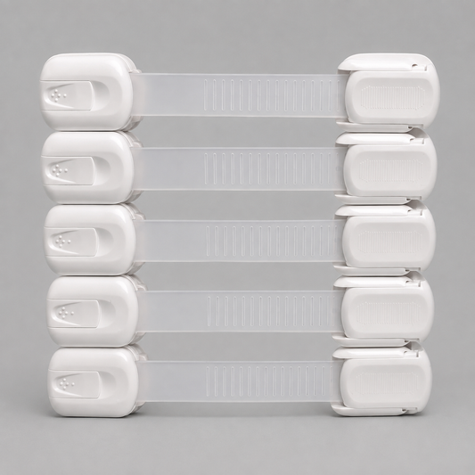 💥OUTLET💥 Echocube Barnsäkerhetslås för skåp - 10-pack vit