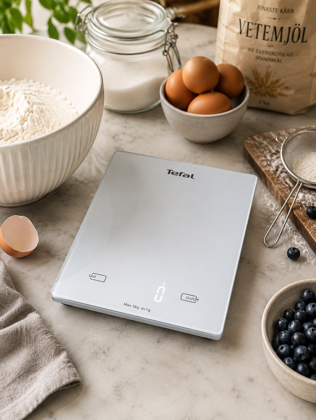 Tefal Essential Köksvåg - vit