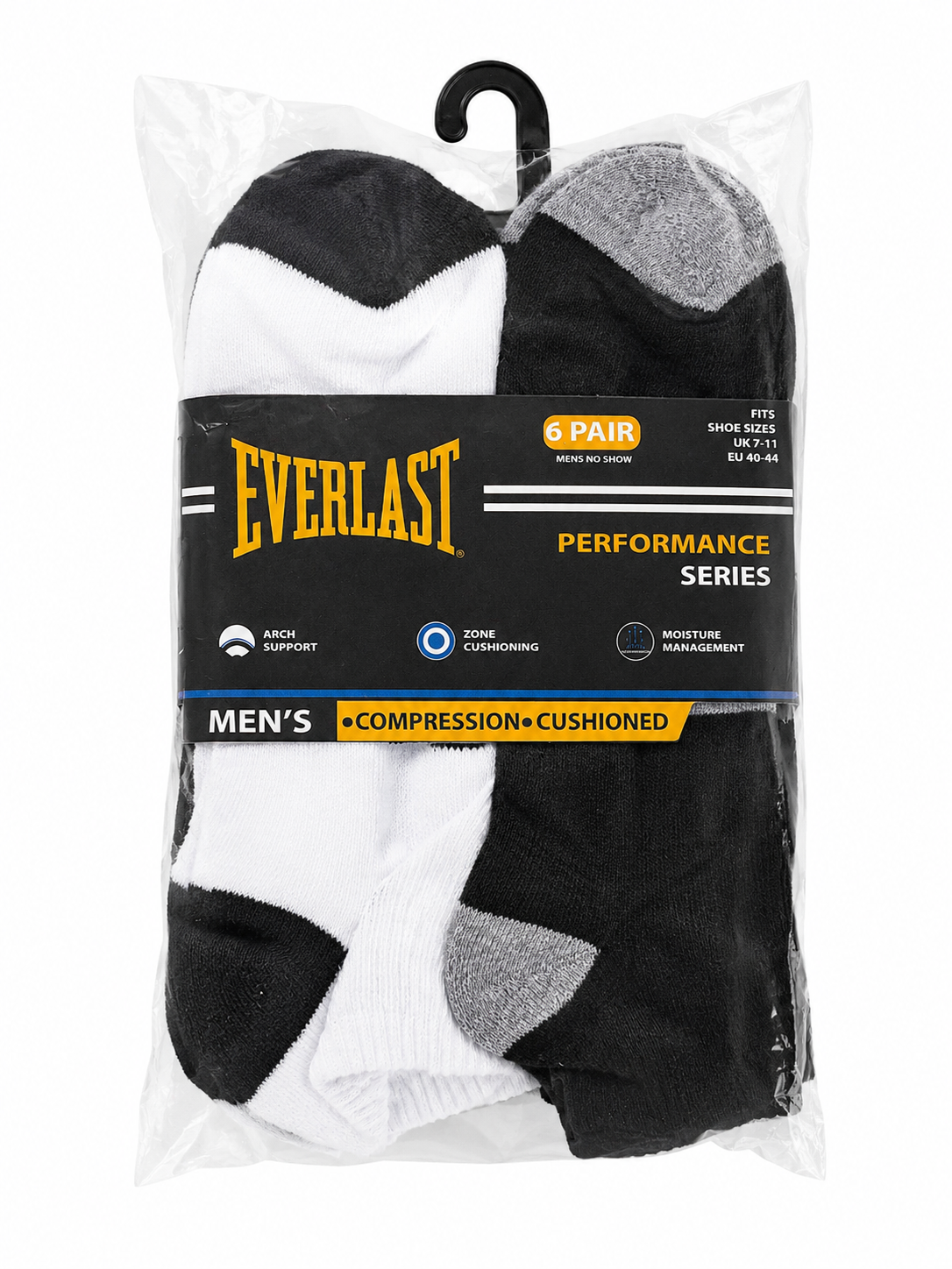 Everlast strumpor 6-pack - Stl 40-44
