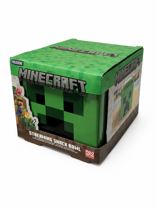Minecraft Streaming Snack Bowl - Creeper
