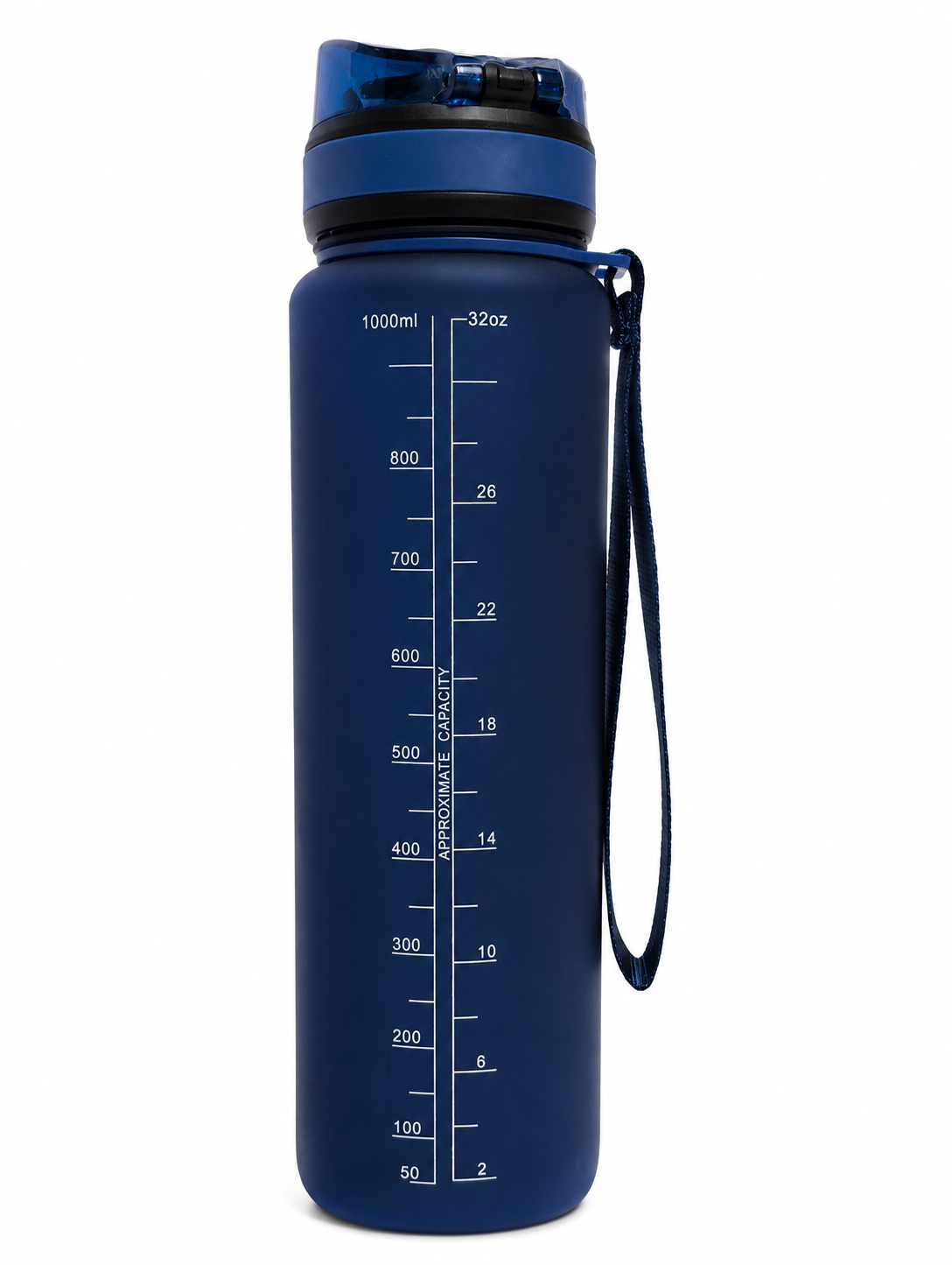 Sportvattenflaska 1000 ml - tonad blå